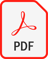 Icone PDF annonce de course