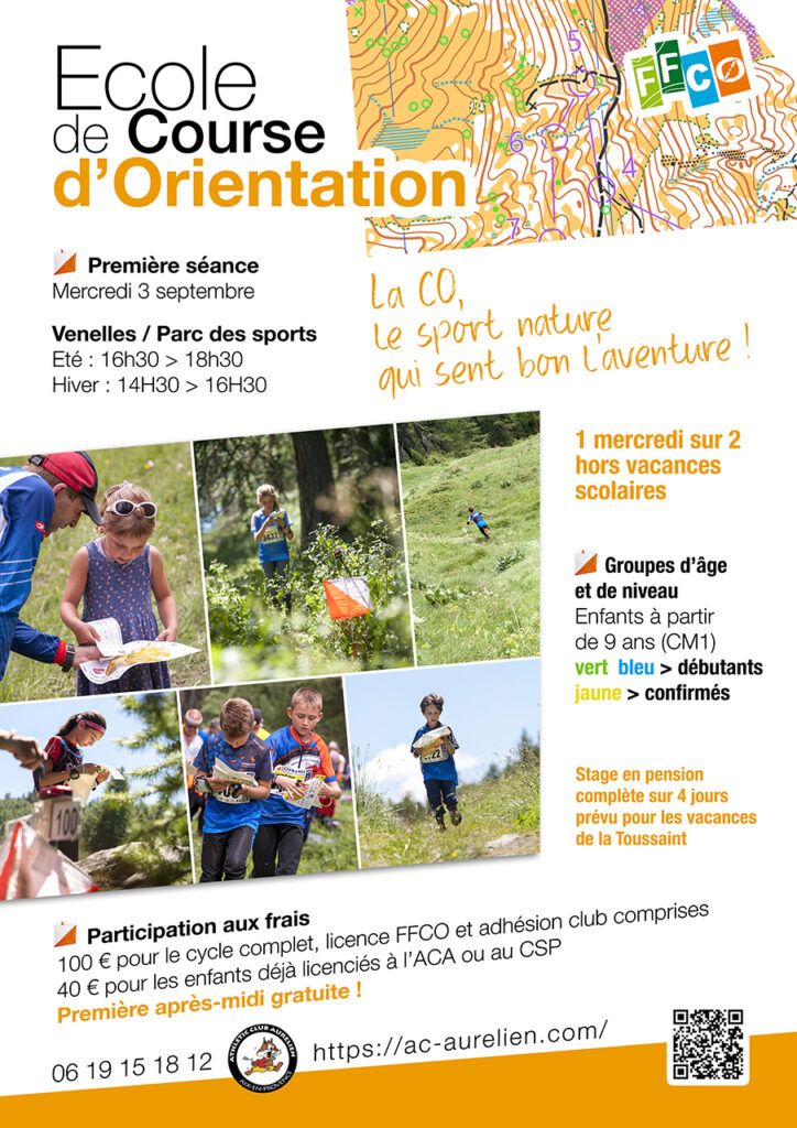 Reprise de l'école de CO mercredi 3 septembre 2025
